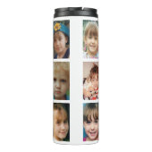 名前の追加イニシャル9 photoフローラ紫 タンブラー (裏面)