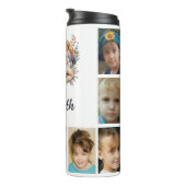 名前の追加イニシャル9 photoフローラ紫 タンブラー (回転右)