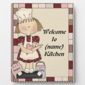 名前の追加キッチンプラーク フォトプラーク (正面)