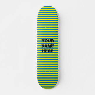 名前の追加ストライプSkateboard Deck スケートボード