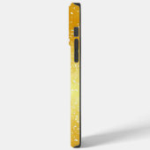 名前の追加トレンディーモダンミニマル金ゴールド色 Case-Mate iPhoneケース (裏面 / 左)