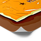 名前の追加バー – 無料ビール明日 ポスター (角)