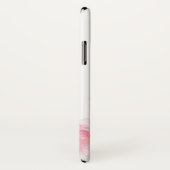 名前の追加パーソナライズされたモダンシンプルフローラ Case-Mate iPhoneケース (裏面/右)