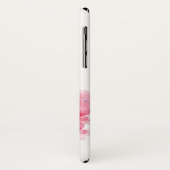 名前の追加パーソナライズされたモダンシンプルフローラ Case-Mate iPhoneケース (裏面/左)