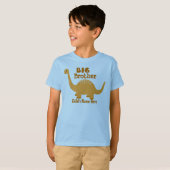 名前の追加ビッグブラザー恐竜プリント Tシャツ (正面フル)
