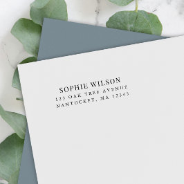 名前の追加モダンクラシック差出人住所 セルフインキングスタンプ