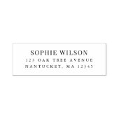 名前の追加モダンクラシック差出人住所 セルフインキングスタンプ (デザイン)