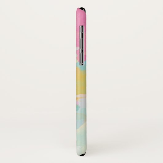 名前の追加モダンパーソナライズされたシンプルカラフル名 Case-Mate iPhoneケース (裏面/左)