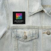 名前の追加会社ロゴをここにアップロード 名札 (インサイチュ)