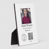 名前の追加写真タイトルのビジネス詳細q r c フォトプラーク (側面)