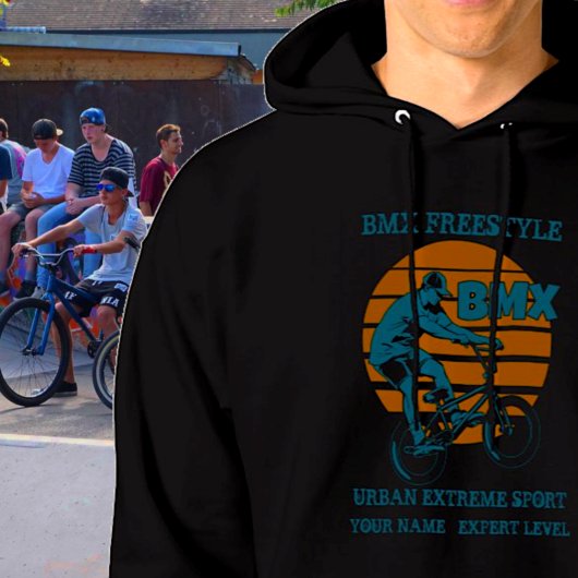 名前の追加変更すべての文字BMXフリースタイルエクストリーム パーカ