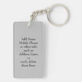 名前の追加実在文字祖父ポップ・アートのドライブ熱棒 キーホルダー (裏面)
