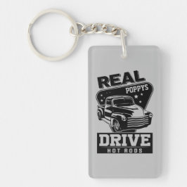 名前の追加実在文字祖父ポップ・アートのドライブ熱棒 キーホルダー