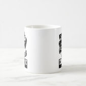 名前の追加実在文字祖父ポップ・アートのドライブ熱棒 コーヒーマグカップ (中央)