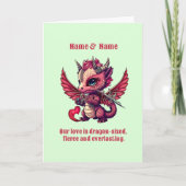 名前の追加引用文, Red Dragon Valentines Day カード (正面)