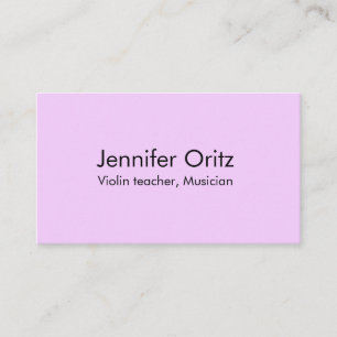 名前の追加文字バイオリン音楽先生ミュージシャンl 名刺