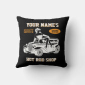 名前の追加文字改造ショップGarage with Lady クッション (裏面)