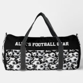 名前の追加文字、アレックスのサッカー（サッカー）ギア ダッフルバッグ (正面)