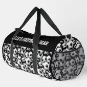 名前の追加文字、アレックスのサッカー（サッカー）ギア ダッフルバッグ (右コーナー)