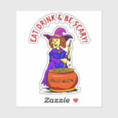 名前の追加文字、ドリンク食べ怖いフレーズのことわざ引用文 シール (シート)