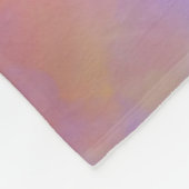 名前の追加文字,パステル絵を描ズシャム猫 フリースブランケット (角)