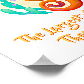 名前の追加文字、ベビーSeahorse子供部屋 ポスター (角)