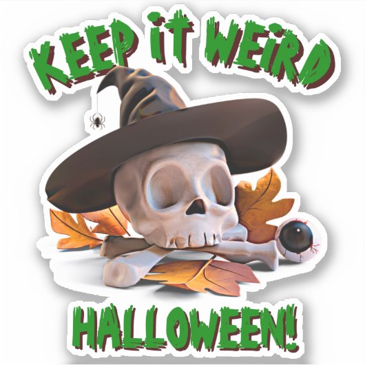 名前の追加文字、保そのスカルボーンズ風変わりハット3D シール (正面)