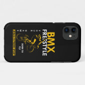 名前の追加文字BMXフリースタイルアーバンエクストリームスポーツ Case-Mate iPhoneケース (裏面(横))