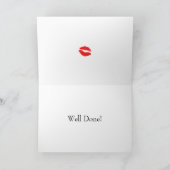 名前の追加裸脚のお祝いカード カード (内部)