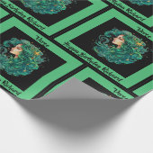 名前の追加誕生日占星術ギフト ラッピングペーパー (角)