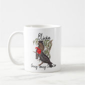 名前の追加集団-集団コカトオオーストラリアの鳥獣 コーヒーマグカップ (左)