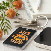 名前の追加電車の方が好ましい キーホルダー (正面右)