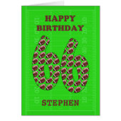 名前の追加66番目の誕生日足玉 (正面)