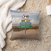 名前の追加70番目の誕生日おもしろいシンボルや象徴旅行 クッション (ブランケット)