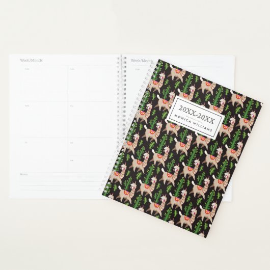 名前の追加 |かわいいラ飾マの柄 プランナー手帳 (ディスプレー)