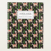 名前の追加 |かわいいラ飾マの柄 プランナー手帳 (正面)