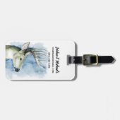 名前の追加 |さまよう杖 – 水彩 ラゲッジタグ (正面横)