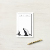 名前の追加 |しっぽのくじら ポストイット (デスク上)