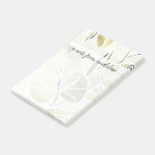 名前の追加 |ろうけつ染め葉 ポストイット (アングル)