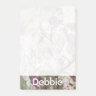 名前の追加  アラベスク蝶IV ポストイット