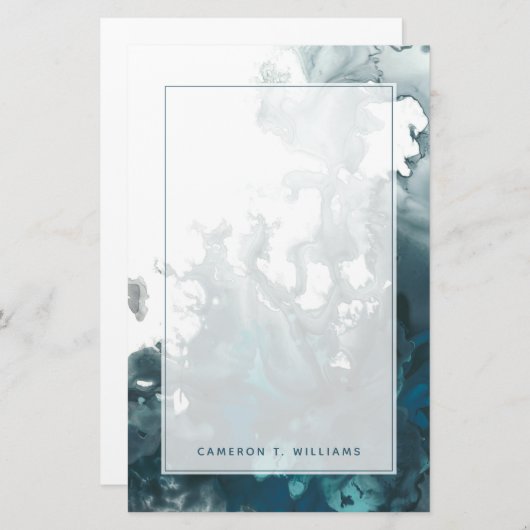 名前の追加|インディゴテンペスト 便箋 (正面/裏面)