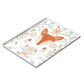 名前の追加 |ウッドラお洒落ンドキツネ ノートブック (左側)