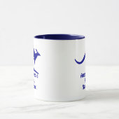 名前の追加、オーストラリア・オーストラリア・オーストラリア・オーストラリア・ブルー・カンガルー国旗 マグカップ (中央)
