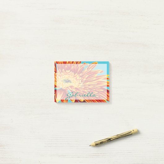 名前の追加 |カラーのバーストI ポストイット (デスク上)