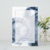 名前の追加|クェーサー-インキーブルーサークル 便箋 (スタンド正面)