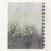 名前の追加 |グリッター旋回 ノートブック (裏面)