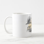 名前の追加 |コーヒーサイドスケッチ コーヒーマグカップ (左)