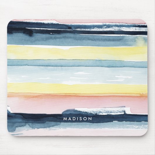 名前の追加 |サンセットストリームI マウスパッド (正面)