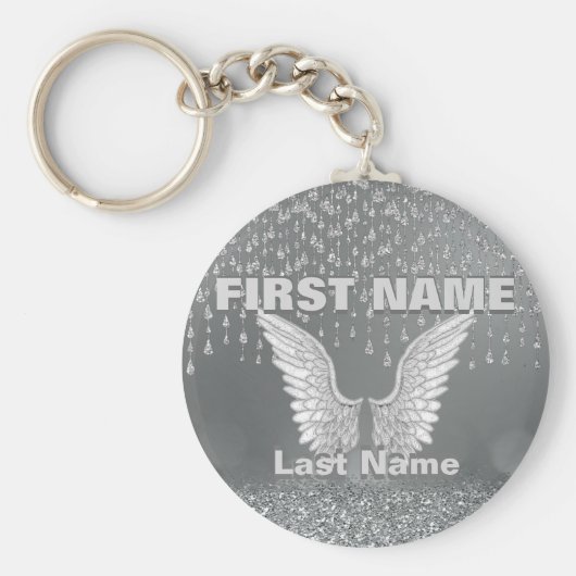 名前の追加 |シルバーティアーズ キーホルダー (正面)