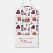 名前の追加 |スカンジナビアハウスフォークアート ギフトタグ (正面)